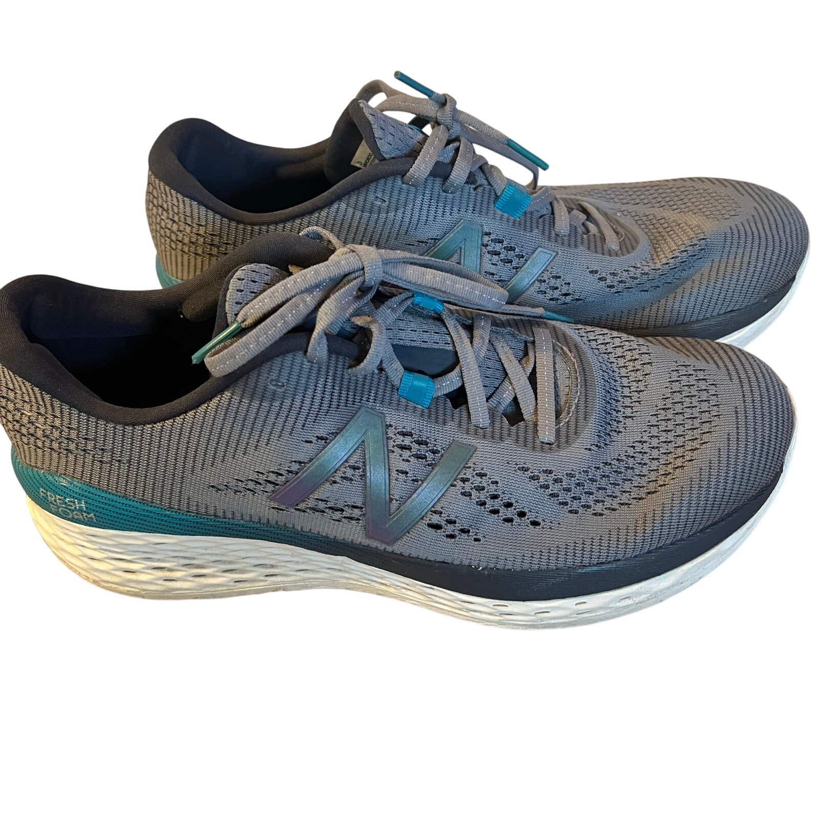 New Balance Fresh Foam Mmordo Gunmetal And Teal Sz 10